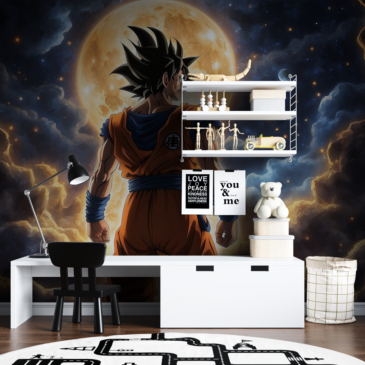 Anime Mural Wallpaper | Dragon Ball Galaxy Scene