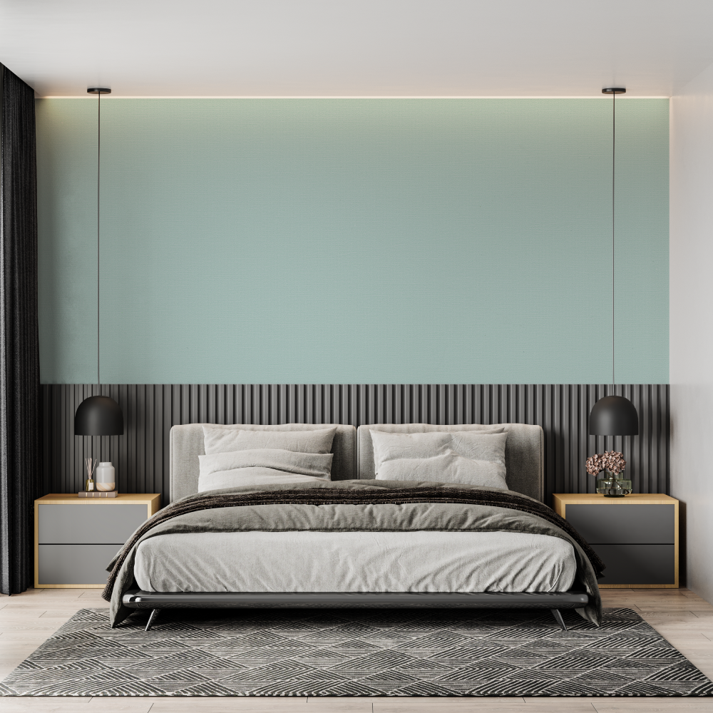 Pastel Mural Wallpaper | Serene Mint Green Design