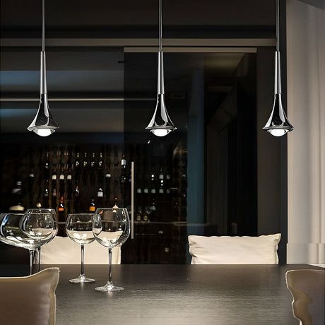 Modern LED Pendant Light  Water Drop Glass Design - Product detail 7