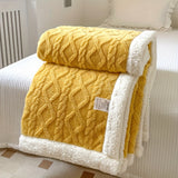 Quilted Fleece Blanket  Reversible Gray Sherpa Throw - Product detail 18