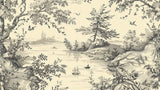 Vintage Mural Wallpaper | Classic Toile de Jouy Landscape