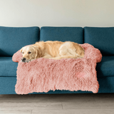 Plush Pet Furniture Protector  Water-Repellent Vegan Fur Bed - Product detail 14