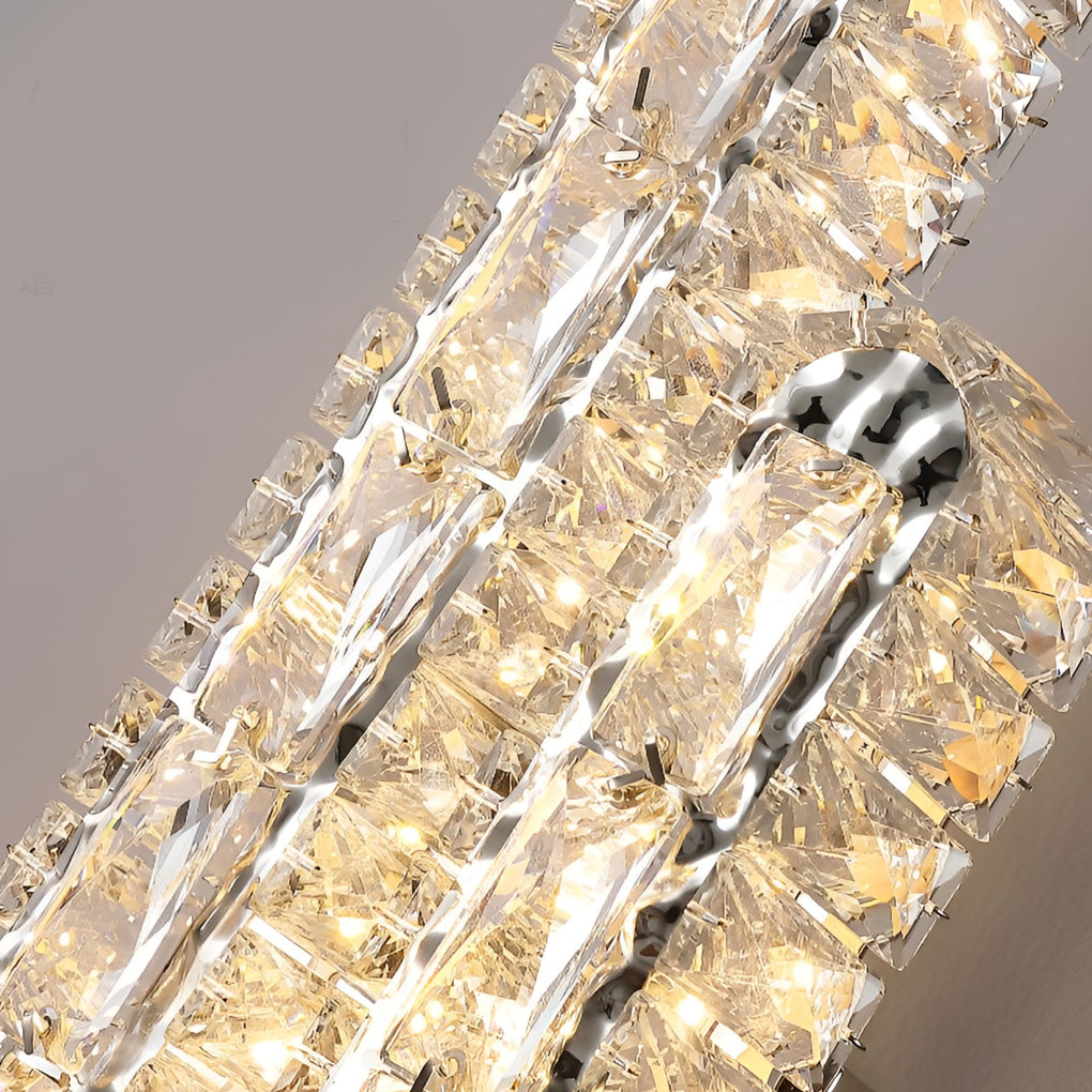 Crystal LED Wall Lamp  Dual Strip Design With Dimming Control - Product detail 8