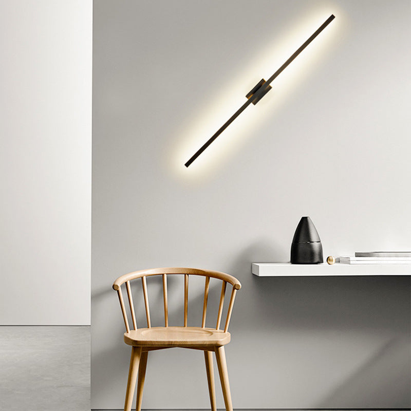 Modern Wall Light  Adjustable Rod Design - Detailed view