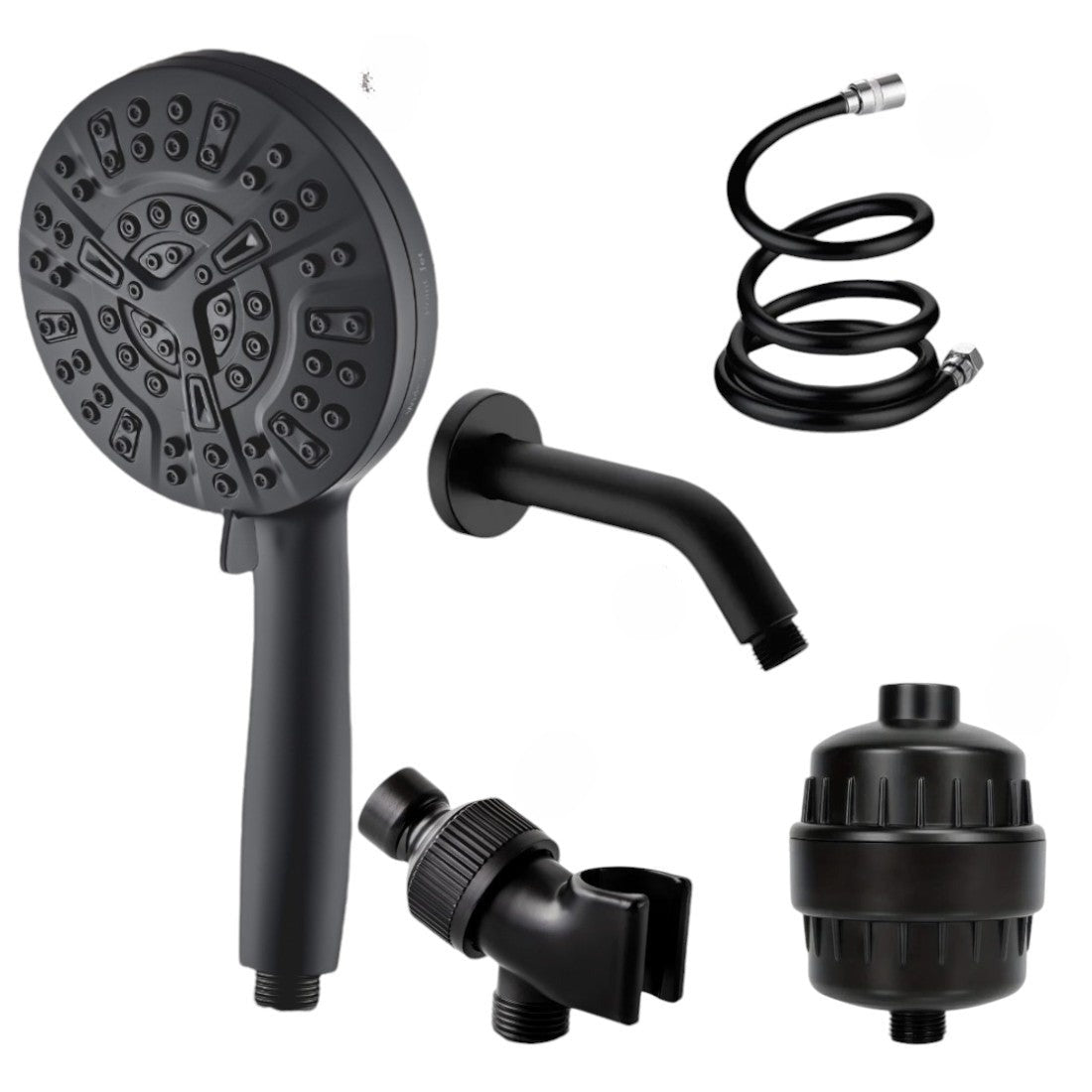 Multi-Mode Shower Head  10-Setting Water Filter System - Detailed view