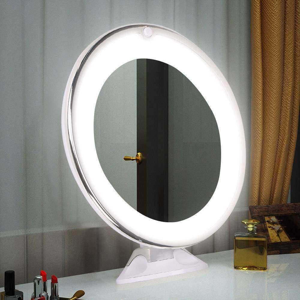 LED Magnifying Mirror  10x Magnification with 360 Rotation - Product example