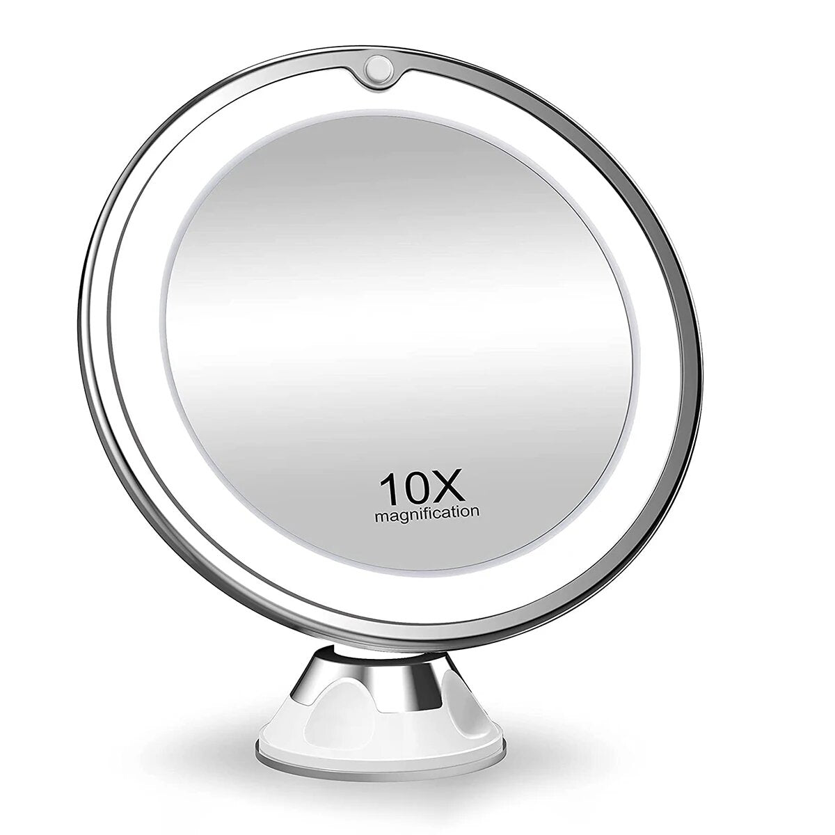 LED Magnifying Mirror  10x Magnification with 360 Rotation - Detailed view