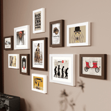 Modern Gallery Wall Frame Set  Mixed Size Black White Collection - Product detail 7