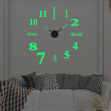Modern Wall Clock  3D Floating Numbers Design - Product detail 12