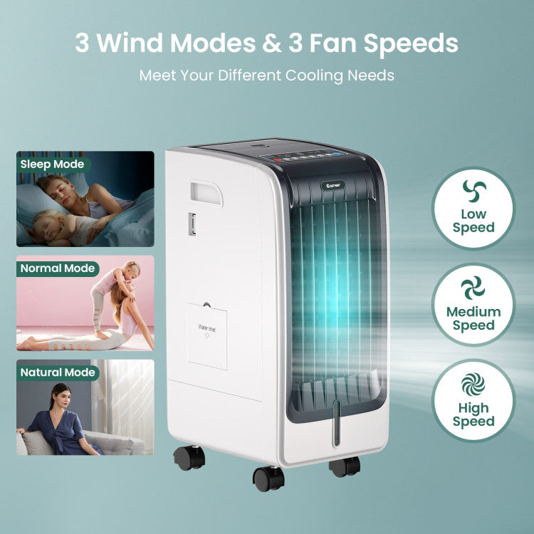 Portable Evaporative Air Cooler  3-Speed Fan With Timer And Remote - Product example