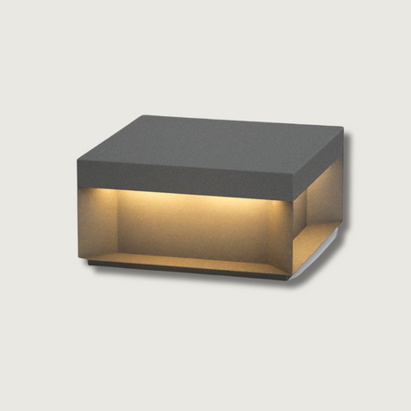 Modern Outdoor Wall Light  Smart Sensor Aluminum Design - Product showcase