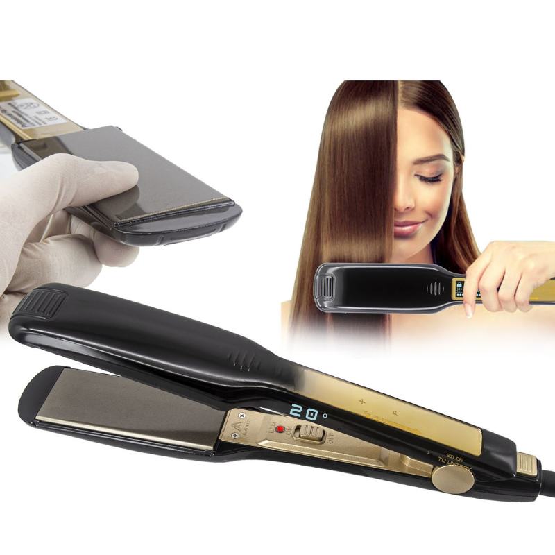 Professional Hair Straightener  Digital Titanium Flat Iron - Detailed view