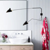Modern Wall Light  Adjustable Arm Black Metal Sconce - Product detail 10