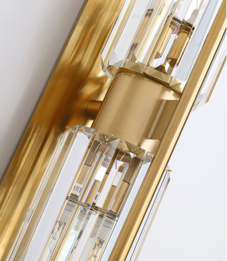 Modern Crystal Wall Light  Linear Glass Panel Design - Product detail 12