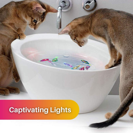Interactive Swimming Fish Cat Toy  Light-Up Motion Activated Design - Product detail 5