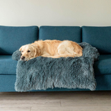 Plush Pet Furniture Protector  Water-Repellent Vegan Fur Bed - Product detail 11