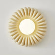 Modern Resin Wall Sconce  Pleated Shell Design - Product detail 6