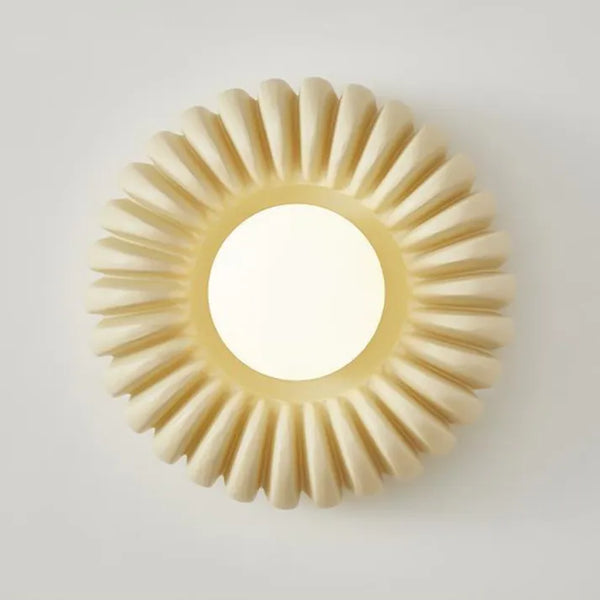 Modern Resin Wall Light  Sunburst Pattern Sconce - Product detail 14