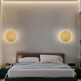 Modern Round Wall Light  LED Ambient Metal Sconce - Detailed view