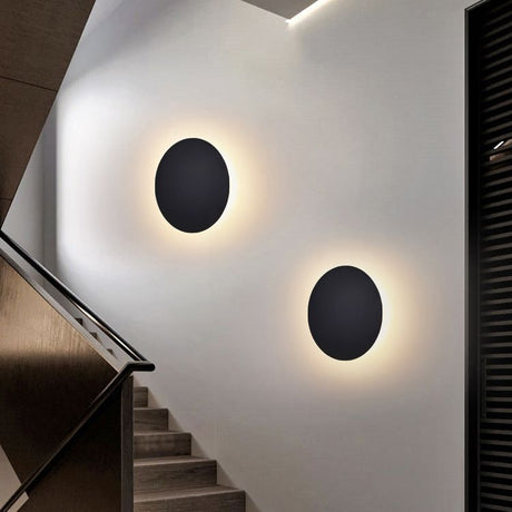 Modern Round Wall Light  LED Ambient Metal Sconce - Product detail 6
