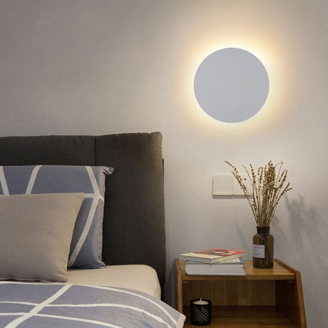 Modern Round Wall Light  LED Ambient Metal Sconce - Product detail 7