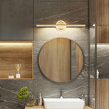 Modern LED Wall Light  Linear Gold Bar Design - Detailed view