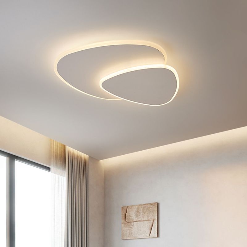 Modern LED Ceiling Light  Curved White Panel Design - Product detail 5
