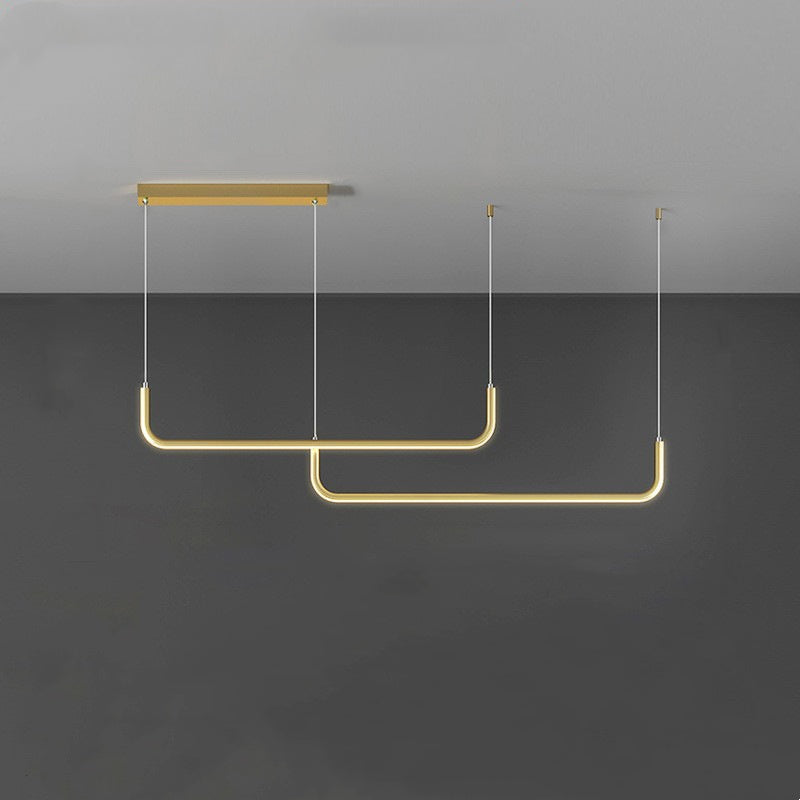 Modern LED Pendant Light  Geometric Linear Design - Product detail 7