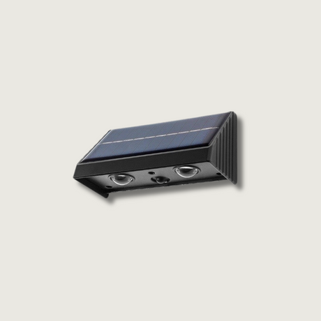 Solar Wall Light  Waterproof LED Outdoor Sensor - Product showcase