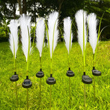 Solar Garden Reed Lamp  Illuminated Feather Design - Product detail 4