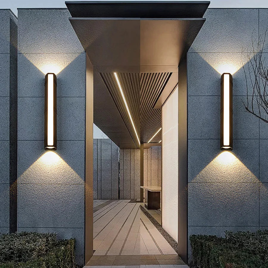 Modern LED Wall Light  Aluminum Up Down Outdoor Sconce - Product example