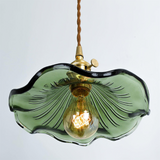 Floral Glass Pendant Light  Wavy Petal Design - Product detail 5