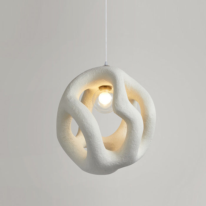 Modern Pendant Light  Sculptural Matte Black Design - Product detail 9