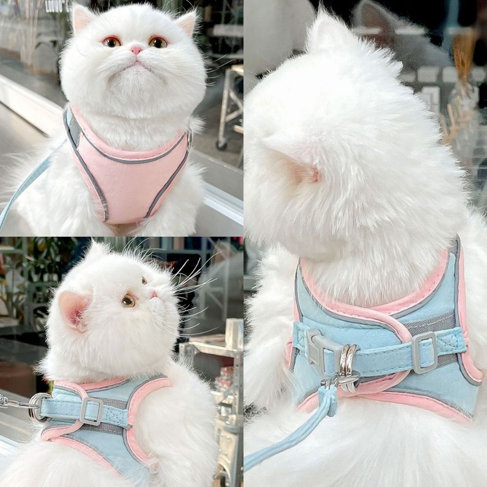 Cat Harness And Leash Set  Escape-Proof Adjustable Design - Product detail 4