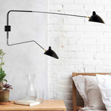 Modern Wall Light  Adjustable Arm Black Metal Sconce - Product detail 11