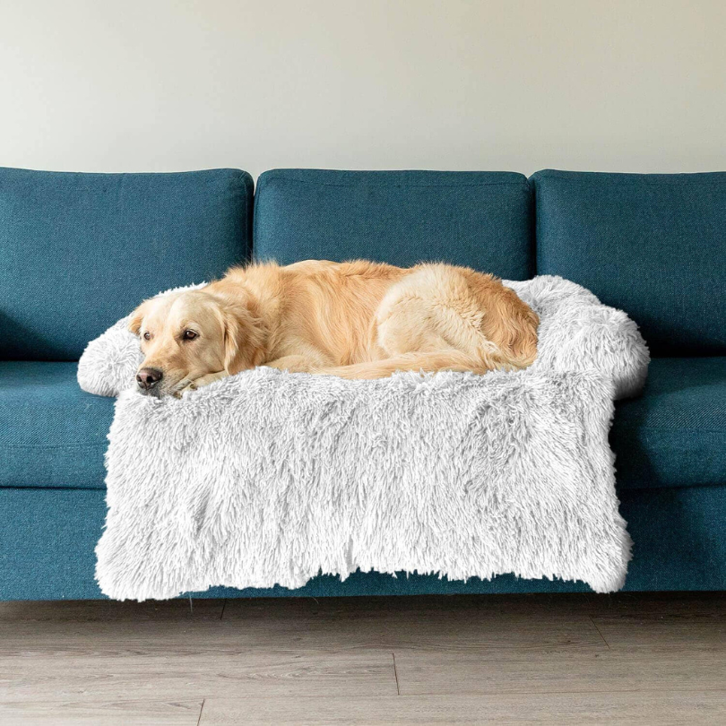 Plush Pet Furniture Protector  Water-Repellent Vegan Fur Bed - Product detail 8