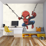 Kids Mural Wallpaper | Spider-Man Comic Hero Design