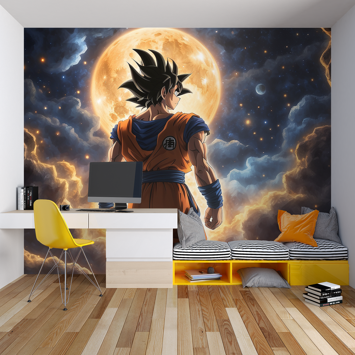 Anime Mural Wallpaper | Dragon Ball Galaxy Scene