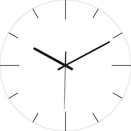 Modern Wall Clock  Neon Numbers On Blue Marble - Product detail 10