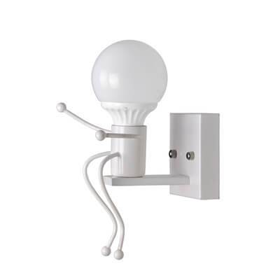 Modern Iron Wall Light  Stick Figure Design - Product example