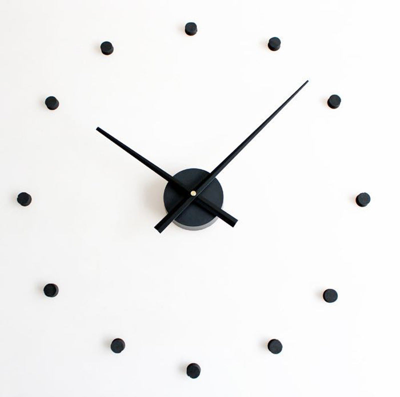 Contemporary Wall Clock  Minimalist Red Dot Design - Product detail 11