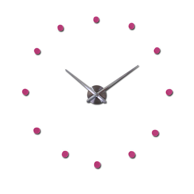 Contemporary Wall Clock  Minimalist Red Dot Design - Product detail 13