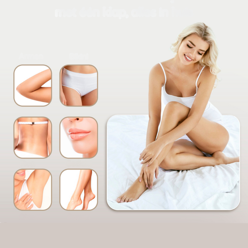 Womens Electric Shaver  3-in-1 Rechargeable Wet  Dry Grooming Kit - Product detail 4