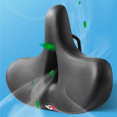 Wide Bicycle Saddle  Ergonomic Comfort Design With Shock Absorption - Product detail 5