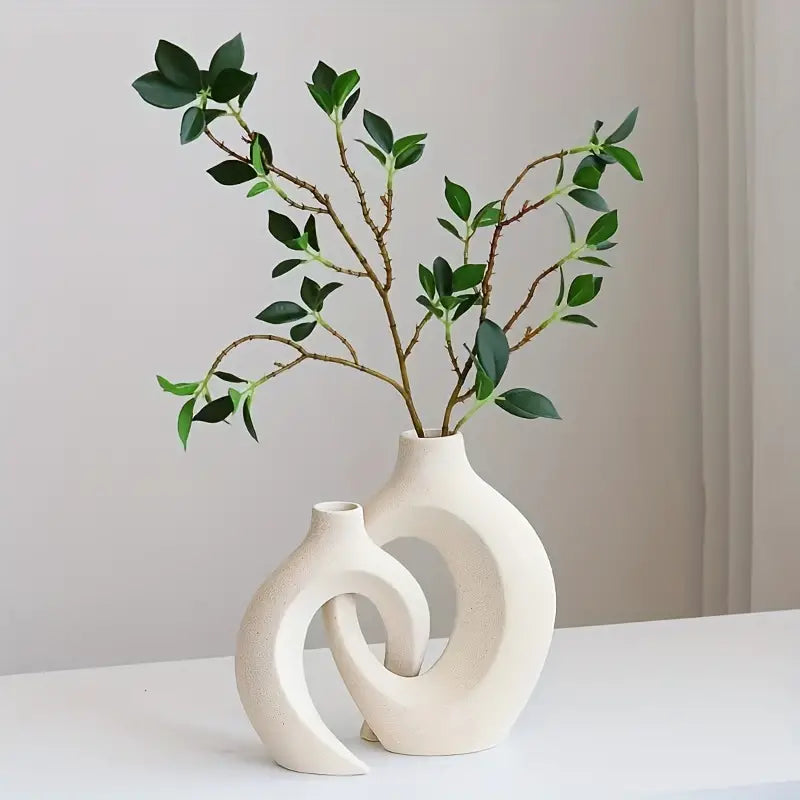 Modern Ceramic Vase  Minimalist Sculptural Design - Product detail 14
