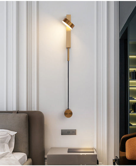 Modern LED Wall Light  Adjustable Gold Metal Sconce - Product detail 10