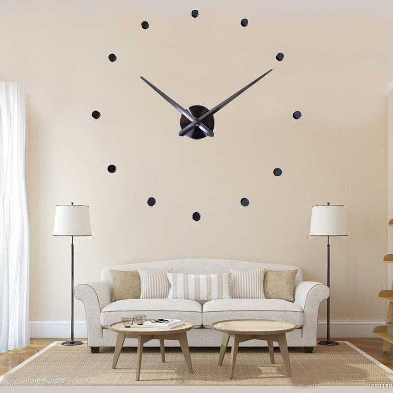 Contemporary Wall Clock  Minimalist Red Dot Design - Product detail 9