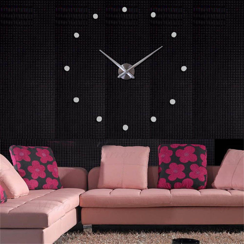 Contemporary Wall Clock  Minimalist Red Dot Design - Product detail 5