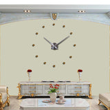 Contemporary Wall Clock  Minimalist Red Dot Design - Detailed view