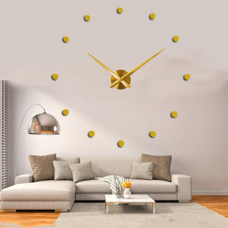 Contemporary Wall Clock  Minimalist Red Dot Design - Product detail 6